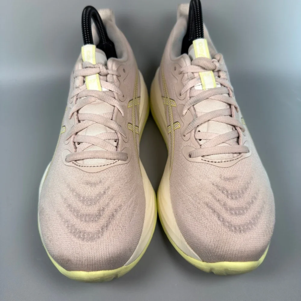 Asics Gel Cumulus 27 Womens 7.5 7 1/2 Running Shoes Beige White Trainer Sneakers - Picture 3 of 16